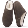 image:imageProject Cloud Mens 100 Genuine Leather Shearling Memory Foam Slippers  Genuine Shearling Lining and Lightweight NonSlip Indoor amp Outdoor Wear Slippers for Men  WaterResistant Mens SlippersChoco Brown Suede