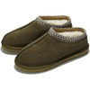 image:imageProject Cloud Mens Slippers Genuine Leather Australian Shearling Slippers  Memory Foam Insole Non Slip Fuzzy Shoes Indoor Outdoor Warm Cozy Footwear Everyday Comfort Soft Lining Cushioned Sole Easy OnOlive