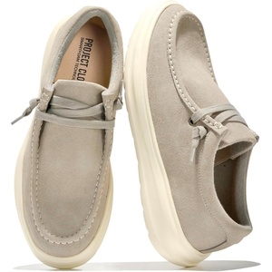 image:imageProject Cloud Genuine Leather Loafers for Men  NonSlip Mens Shoes Dante  High Density SmartFoam Insole Mens Loafers  Lightweight Sneakers for Men Footwear and Water Resistant Mens SneakersAsh Gray Suede