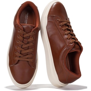 image:imageProject Cloud Mens Casual Sneakers Non Slip Lace Up Water Resistant Shoes  Memory Foam Insole Comfortable Dress Shoes for Men Dress Sneakers Mens Footwear Office Business Everyday Formal Easy WearCognac