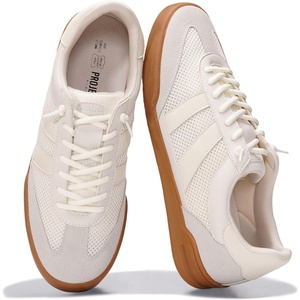 image:imageProject Cloud Mens Genuine Leather SlipOn Casual Sneakers His Verdy  Memory Foam Insole Non Slip Dress Shoes for Men Comfortable Footwear Everyday Sneakers for Men Formal Dress Sneakers for MenWhite