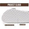 image:imageProject Cloud 100 Genuine Leather Ankle Strap Footbed Sandals WomenGarda  Backstrap Sandals for Women Lightweight Comfortable Fisherman Sandals Non Slip Memory FoamWhite Leather