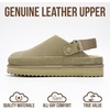 image:imageProject Cloud 100 Genuine Leather Clogs for Women  Memory Foam Womens Clogs amp Mules with Adjustable Straps  Lightweight Platform Shoes NonSlip Slides Goldstar TAUP 11