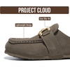 image:imageProject Cloud 100 Genuine Leather Clogs for Women NonSlip Loafers Holly  Slip On with Natural Cork Footbed Insole Loafers for Women  Non Slip and Lighweight Clogs amp Mules for Women FootwearMushroom Suede