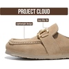 image:imageProject Cloud 100 Genuine Leather Clogs for Women NonSlip Loafers Holly  Slip On with Natural Cork Footbed Insole Loafers for Women  Non Slip and Lighweight Clogs amp Mules for Women FootwearBone Suede