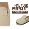 image:imageProject Cloud 100 Genuine Leather Clogs for Women Shoes  Memory Foam Insole NonSlip amp Natural Cork Footbed Arch Support Big Buckle Womens Clogs and Mules Footwear Manchester  Memory Foam Arch Support Shoes NonSlip Outsole amp Natural Cork Footbed Clogs Big Buckle Womens Clogs and Mules FootwearNude