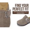 image:imageProject Cloud 100 Genuine Leather Clogs for Women Shoes  Memory Foam Insole NonSlip amp Natural Cork Footbed Arch Support Big Buckle Womens Clogs and Mules Footwear Manchester  Memory Foam Arch Support Shoes NonSlip Outsole amp Natural Cork Footbed Clogs Big Buckle Womens Clogs and Mules FootwearMushroom Suede