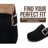 image:imageProject Cloud 100 Genuine Leather Clogs for Women Shoes  Memory Foam Insole NonSlip amp Natural Cork Footbed Arch Support Big Buckle Womens Clogs and Mules Footwear Manchester  Memory Foam Arch Support Shoes NonSlip Outsole amp Natural Cork Footbed Clogs Big Buckle Womens Clogs and Mules FootwearBlack