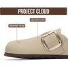 image:imageProject Cloud 100 Genuine Leather Clogs for Women Shoes  Memory Foam Insole NonSlip amp Natural Cork Footbed Arch Support Big Buckle Womens Clogs and Mules Footwear Manchester  Memory Foam Arch Support Shoes NonSlip Outsole amp Natural Cork Footbed Clogs Big Buckle Womens Clogs and Mules FootwearNude