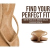 image:imageProject Cloud 100 Genuine Leather Fashion Kitten Heels for Women Mango  Memory Foam Insole and Lightweight Fashion Thong Heels Summer Sandals  AllDay Comfort Everyday Wear UseTan Suede