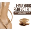 image:imageProject Cloud 100 Genuine Leather Fashion Kitten Heels for Women Mango  Memory Foam Insole and Lightweight Fashion Thong Heels Summer Sandals  AllDay Comfort Everyday Wear UseTan Leather
