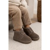 image:imageProject Cloud 100 Genuine Leather Kids Boots  Lightweight FurLined Ankle Boots for Girls amp Boys with Memory Foam Insole  NonSlip Winter Kids Shoes NevadaTaupe Suede