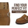 image:imageProject Cloud 100 Genuine Leather Moccasin Style Clogs for Women Carline  Memory Foam Insole for Comfortability NonSlip and Durable Womens Clogs Lightweight and WaterResistant Mules for WomenChestnut