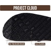 image:imageProject Cloud 100 Genuine Leather Moccasin Style Clogs for Women Carline  Memory Foam Insole for Comfortability NonSlip and Durable Womens Clogs Lightweight and WaterResistant Mules for WomenDark Grey Flannel