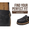 image:imageProject Cloud 100 Genuine Leather Moccasin Style Clogs for Women Carline  Memory Foam Insole for Comfortability NonSlip and Durable Womens Clogs Lightweight and WaterResistant Mules for WomenBlack Leather