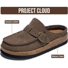 image:imageProject Cloud 100 Genuine Leather Moccasin Style Clogs for Women Carline  Memory Foam Insole for Comfortability NonSlip and Durable Womens Clogs Lightweight and WaterResistant Mules for WomenTaupe