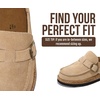 image:imageProject Cloud 100 Genuine Leather Moccasin Style Clogs for Women Carline  Memory Foam Insole for Comfortability NonSlip and Durable Womens Clogs Lightweight and WaterResistant Mules for WomenSand Suede