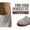 image:imageProject Cloud 100 Genuine Leather Moccasin Style Clogs for Women Carline  Memory Foam Insole for Comfortability NonSlip and Durable Womens Clogs Lightweight and WaterResistant Mules for WomenGrey Suede