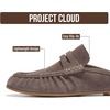 image:imageProject Cloud 100 Genuine Leather Penny Loafers for Women FootwearBecker  Mules For Women with Memory Foam Insole Womens FlatsLightweight Womens Loafers amp Womens ShoesWomens Loafers amp SliponsChocolate Suede