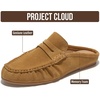 image:imageProject Cloud 100 Genuine Leather Penny Loafers for Women FootwearBecker  Mules For Women with Memory Foam Insole Womens FlatsLightweight Womens Loafers amp Womens ShoesWomens Loafers amp SliponsTan Suede