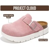 image:imageProject Cloud 100 Genuine Leather Platform Clogs for Women BentonChunky  Memory Foam Insole Arch Support NonSlip Platform Womens Clogs Lightweight and WaterResistant Durable Mules for WomenMauv