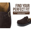 image:imageProject Cloud 100 Genuine Leather Platform Clogs for Women BentonChunky  Memory Foam Insole Arch Support NonSlip Platform Womens Clogs Lightweight and WaterResistant Durable Mules for WomenChoco Brown Suede