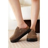 image:imageProject Cloud 100 Genuine Leather Platform Clogs for Women BentonChunky  Memory Foam Insole Arch Support NonSlip Platform Womens Clogs Lightweight and WaterResistant Durable Mules for WomenCacao Suede
