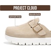 image:imageProject Cloud 100 Genuine Leather Platform Clogs for Women BentonChunky  Memory Foam Insole Arch Support NonSlip Platform Womens Clogs Lightweight and WaterResistant Durable Mules for WomenBeige
