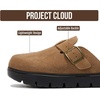 image:imageProject Cloud 100 Genuine Leather Platform Clogs for Women BentonChunky  Memory Foam Insole Arch Support NonSlip Platform Womens Clogs Lightweight and WaterResistant Durable Mules for WomenTan