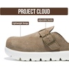 image:imageProject Cloud 100 Genuine Leather Platform Clogs for Women BentonChunky  Memory Foam Insole Arch Support NonSlip Platform Womens Clogs Lightweight and WaterResistant Durable Mules for WomenTaupe Suede