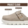 image:imageProject Cloud 100 Genuine Leather Platform Clogs for Women BentonChunky  Memory Foam Insole Arch Support NonSlip Platform Womens Clogs Lightweight and WaterResistant Durable Mules for WomenGrey Suede