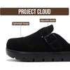 image:imageProject Cloud 100 Genuine Leather Platform Clogs for Women BentonChunky  Memory Foam Insole Arch Support NonSlip Platform Womens Clogs Lightweight and WaterResistant Durable Mules for WomenBlackmono