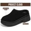 image:imageProject Cloud 100 Genuine Leather Platform Clogs for Women Johnna  Memory Foam Insole for Comfortability NonSlip and Durable Platform Womens Clogs Lightweight and WaterResistant Clog WomenBlack