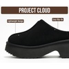 image:imageProject Cloud 100 Genuine Leather Platform Clogs for Women Johnna  Memory Foam Insole for Comfortability NonSlip and Durable Platform Womens Clogs Lightweight and WaterResistant Clog WomenBlack