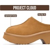 image:imageProject Cloud 100 Genuine Leather Platform Clogs for Women Johnna  Memory Foam Insole for Comfortability NonSlip and Durable Platform Womens Clogs Lightweight and WaterResistant Clog WomenChestnut