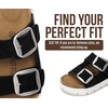 image:imageProject Cloud 100 Genuine Leather Platform Sandals Women Greecechunky  Wedge Chunky Sandals for Women Memory Foam Insole Cork Footbed Women Sandals Lightweight Non Slip Comfortable Casual FootwearBlack Combo
