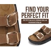image:imageProject Cloud 100 Genuine Leather Platform Sandals Women Greecechunky  Wedge Chunky Sandals for Women Memory Foam Insole Cork Footbed Women Sandals Lightweight Non Slip Comfortable Casual FootwearChoco Suede