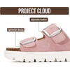 image:imageProject Cloud 100 Genuine Leather Platform Sandals Women Greecechunky  Wedge Chunky Sandals for Women Memory Foam Insole Cork Footbed Women Sandals Lightweight Non Slip Comfortable Casual FootwearMauve Suede