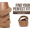 image:imageProject Cloud 100 Genuine Leather Platform Sandals Women Pacifica  Plush Insole Strappy Wedge Sandals with Lightweight NonSlip Sole Platform Sandals for Women WedgesSand Suede