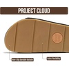 image:imageProject Cloud 100 Genuine Leather Platform Sandals Women Summer Wedges  100 Genuine Leather Plush Soft Insole Lightweight NonSlip Sole Beach Essentials Summer Wedge Sandals for WomenBlack