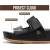 image:imageProject Cloud 100 Genuine Leather Platform Sandals Women Summer Wedges  100 Genuine Leather Plush Soft Insole Lightweight NonSlip Sole Beach Essentials Summer Wedge Sandals for WomenBlackleather