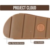 image:imageProject Cloud 100 Genuine Leather Platform Sandals Women Summer Wedges  100 Genuine Leather Plush Soft Insole Lightweight NonSlip Sole Beach Essentials Summer Wedge Sandals for WomenRust Suede