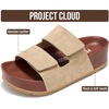 image:imageProject Cloud 100 Genuine Leather Platform Sandals Women Summer Wedges  100 Genuine Leather Plush Soft Insole Lightweight NonSlip Sole Beach Essentials Summer Wedge Sandals for WomenSand