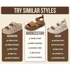 image:imageProject Cloud 100 Genuine Leather Platform Sandals amp Slides for Women  Memory Foam Insole Sandals Women  Adjustable Straps Non Slip Outsole Wedge Sandals for Women  Comfortable Womens SandalsWheat Suede  Bronzestar