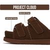 image:imageProject Cloud 100 Genuine Leather Platform Sandals amp Slides for Women  Memory Foam Insole Sandals Women  Adjustable Straps Non Slip Outsole Wedge Sandals for Women  Comfortable Womens SandalsMocha Suede