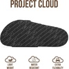 image:imageProject Cloud 100 Genuine Leather Sandals Women Comfortable Womens Slides  Slides for Women Beach Essential Lightweight Footwear with Memory Foam Insole Everyday Summer Sandals for WomenMykonos  Black Leather