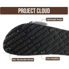 image:imageProject Cloud 100 Genuine Leather Sandals Women Comfortable Womens Slides  Slides for Women Beach Essential Lightweight Footwear with Memory Foam Insole Everyday Summer Sandals for WomenIbiza  Greybigger Buckle