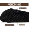 image:imageProject Cloud 100 Genuine Leather Sandals Women Comfortable Womens Slides  Slides for Women Beach Essential Lightweight Footwear with Memory Foam Insole Everyday Summer Sandals for WomenMykonos  Grey