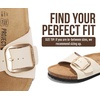 image:imageProject Cloud 100 Genuine Leather Sandals Women Comfortable Womens Slides  Slides for Women Beach Essential Lightweight Footwear with Memory Foam Insole Everyday Summer Sandals for WomenMykonos  Cream