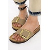 image:imageProject Cloud 100 Genuine Leather Sandals Women Comfortable Womens Slides  Slides for Women Beach Essential Lightweight Footwear with Memory Foam Insole Everyday Summer Sandals for WomenMykonos  Beige